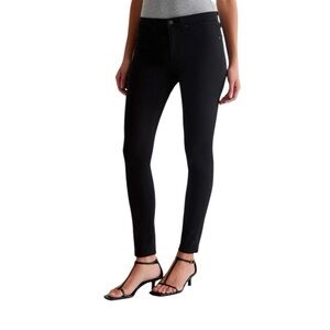AG Adriano Goldschmied Black Leggings Ankle Super Skinny Fit Size 28R